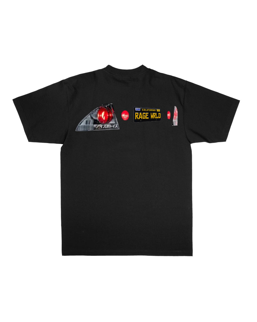 License Plate Tee Black