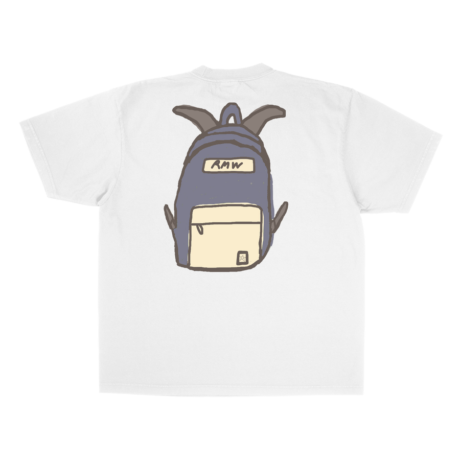 BookBag Tee White